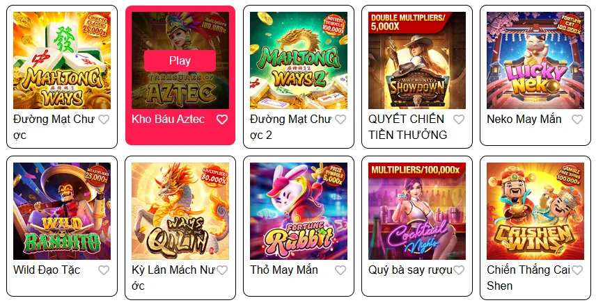 popular slot games